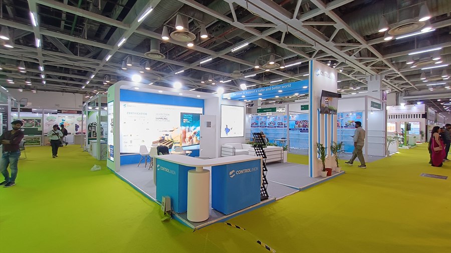 Control Union Exhibition Stand Fabricated by Sterling Designs at Biofach 2026